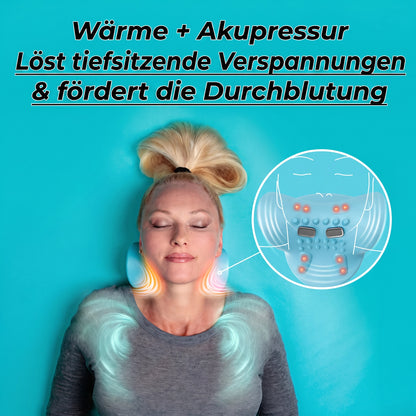 Schulter- & Nackenmassagekissen – EMS Wärmekompresse & elektrische Knetmassage