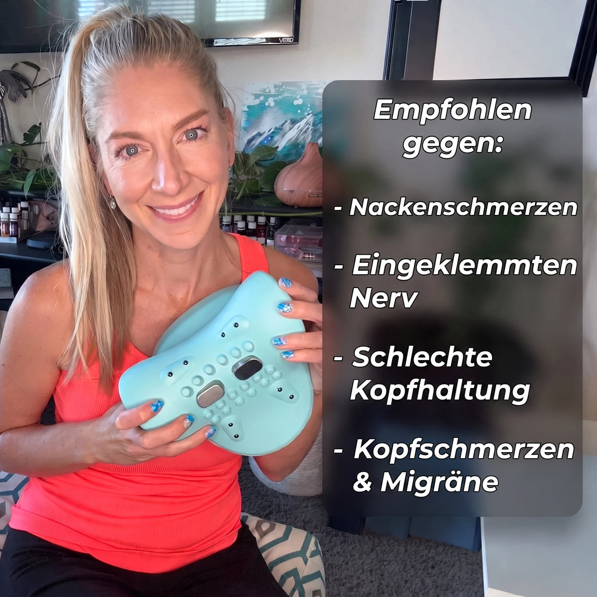 Schulter- & Nackenmassagekissen – EMS Wärmekompresse & elektrische Knetmassage